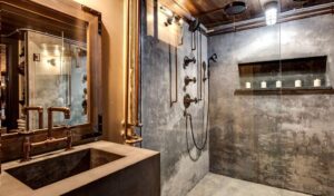 Salle de bain style industriel